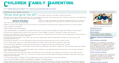 Desktop Screenshot of childrenfamilyparenting.com